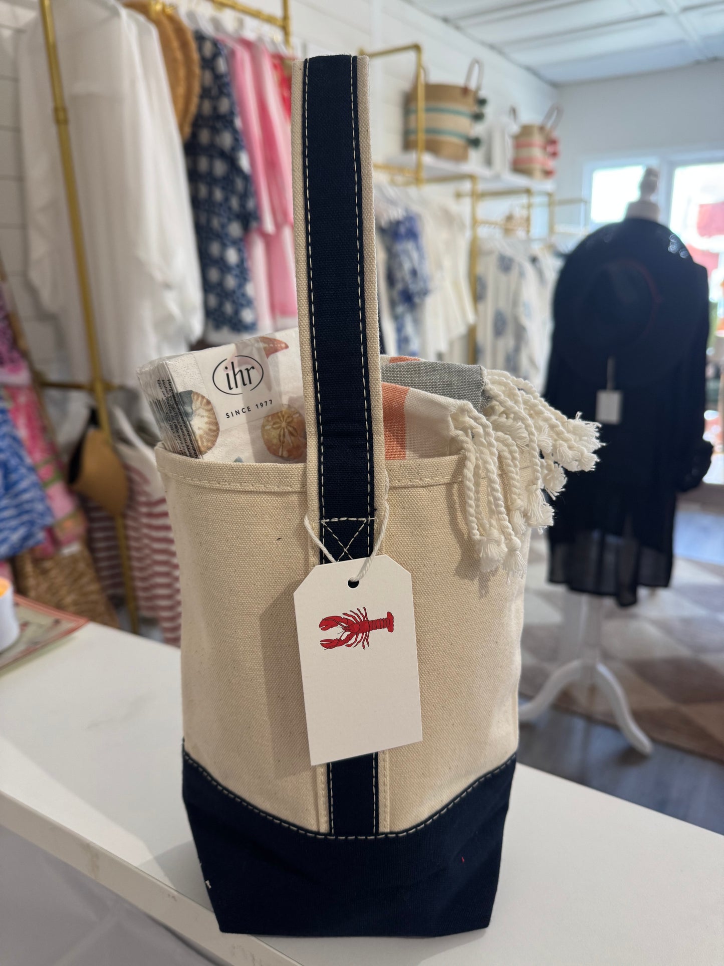Hostess Gift (wine bag/napkin/towel)