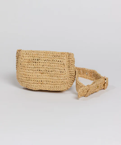 Straw Belt Bag